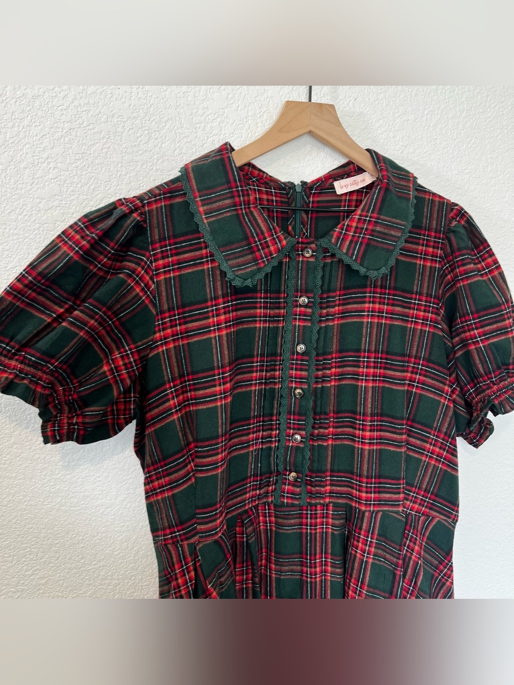 Ivy City Co Sophia Dress in Evergreen Plaid- Size 20W - Picture 7 of 15